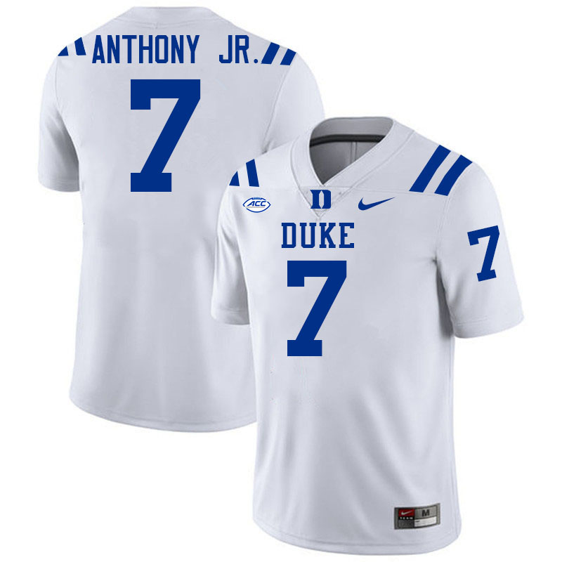 Vincent Anthony Jr. Duke Jersey,Duke Blue Devils #7 Vincent Anthony Jr. Jersey Youth College-White